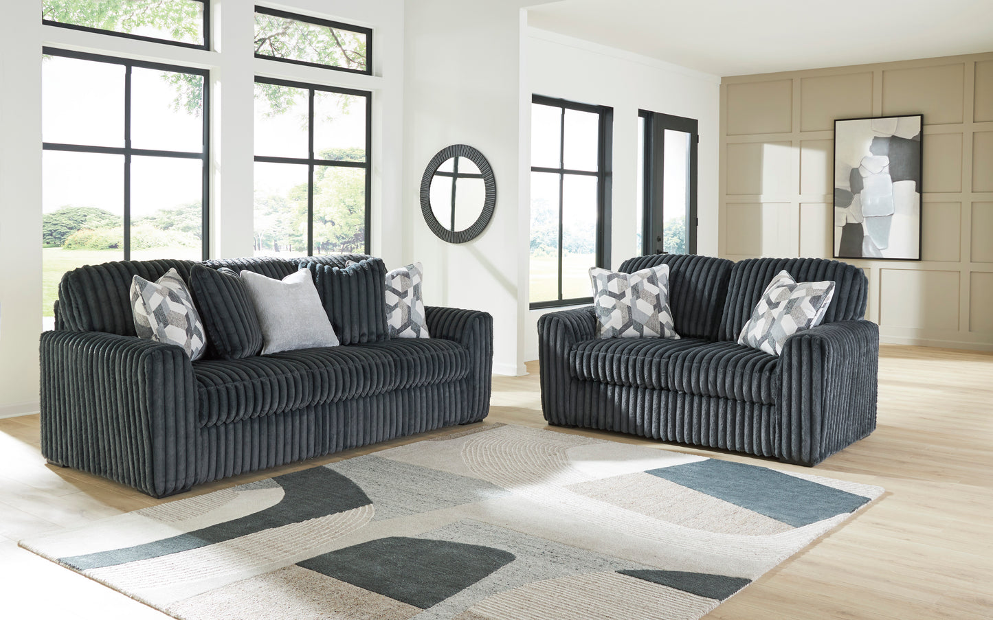 Midnight-Madness Sofa & Loveseat
