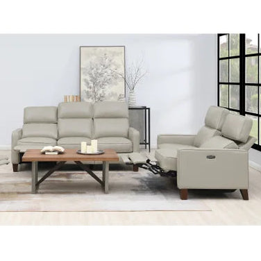 Jackston Leather Power Reclining Sofa & Loveseat