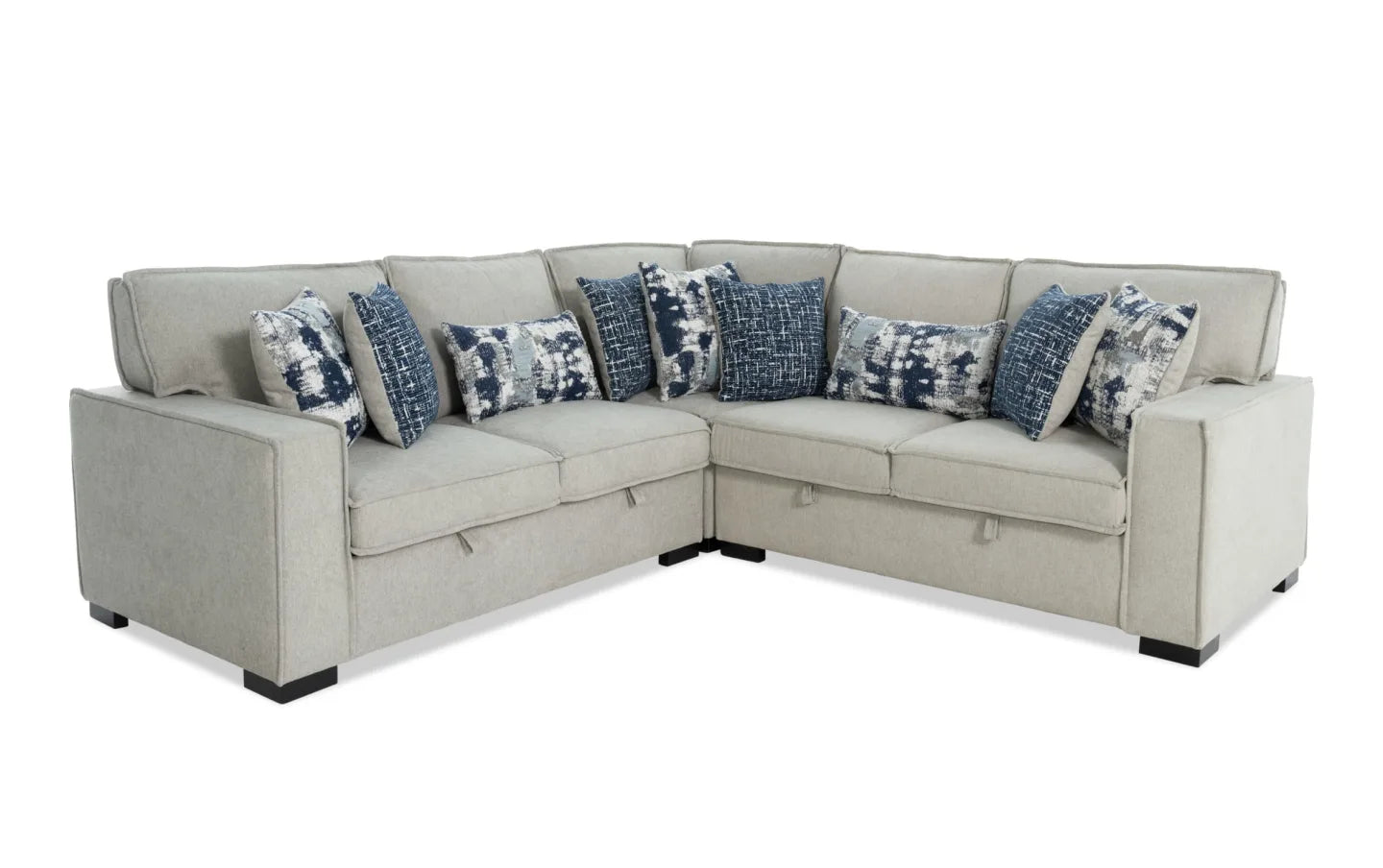 Playmax Double Strorage Sectional with USB & USB-C Port