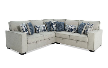 Playmax Double Strorage Sectional with USB & USB-C Port