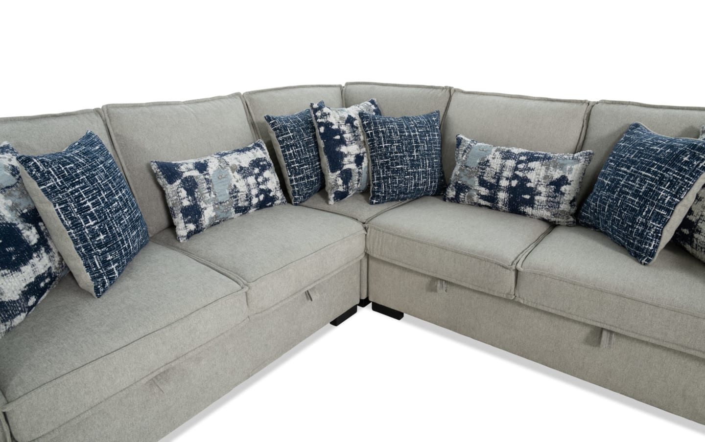 Playmax Double Strorage Sectional with USB & USB-C Port