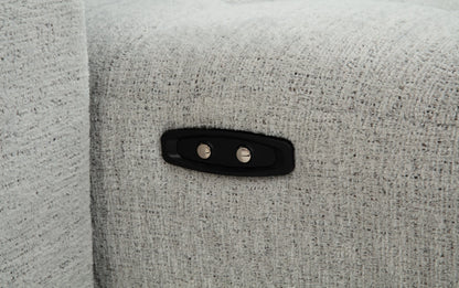 Slider Bob Gray Power Sliding Right Arm Facing Storage Chaise Sectional