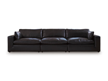 Emilia 3-Piece Modular Leather Sofa