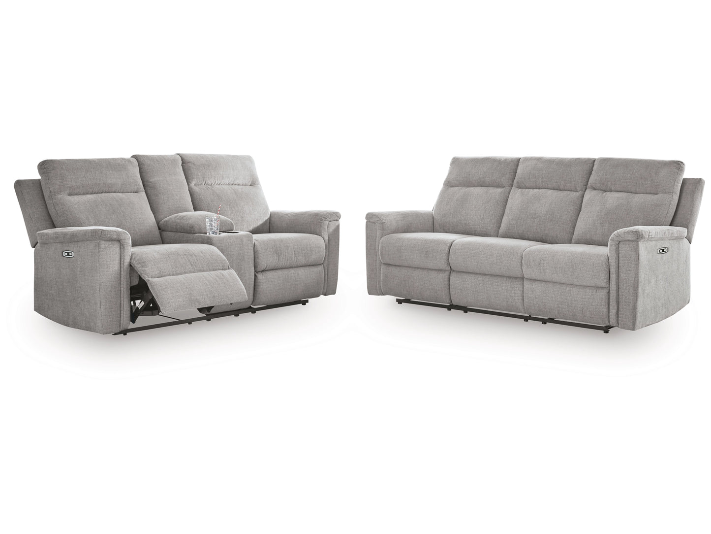 Barnsana Power Recline Sofa and Loveseat