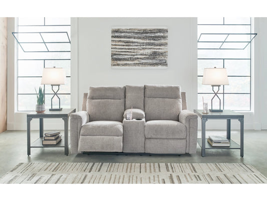 Barnsana Power Reclining Loveseat with Console