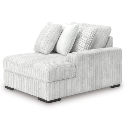 Stupendous 3pc Sectional with Double Chaise