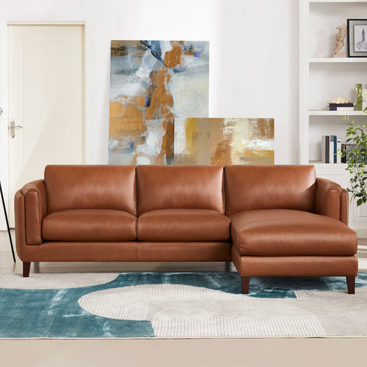 Antilles Leather Sectional
