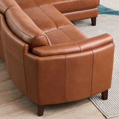 Antilles Leather Sectional