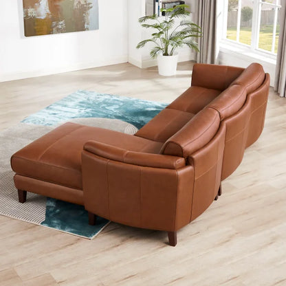 Antilles Leather Sectional
