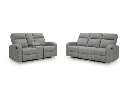 Gauntlet Manual Reclining Sofa and Loveseat