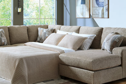 Newellen 3-Piece Sleeper Sectional with Chaise