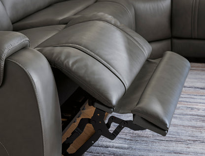 5Z - Pittson 6-Piece Power Reclining Sectional