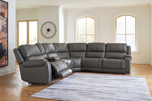 5Z - Pittson 6-Piece Power Reclining Sectional