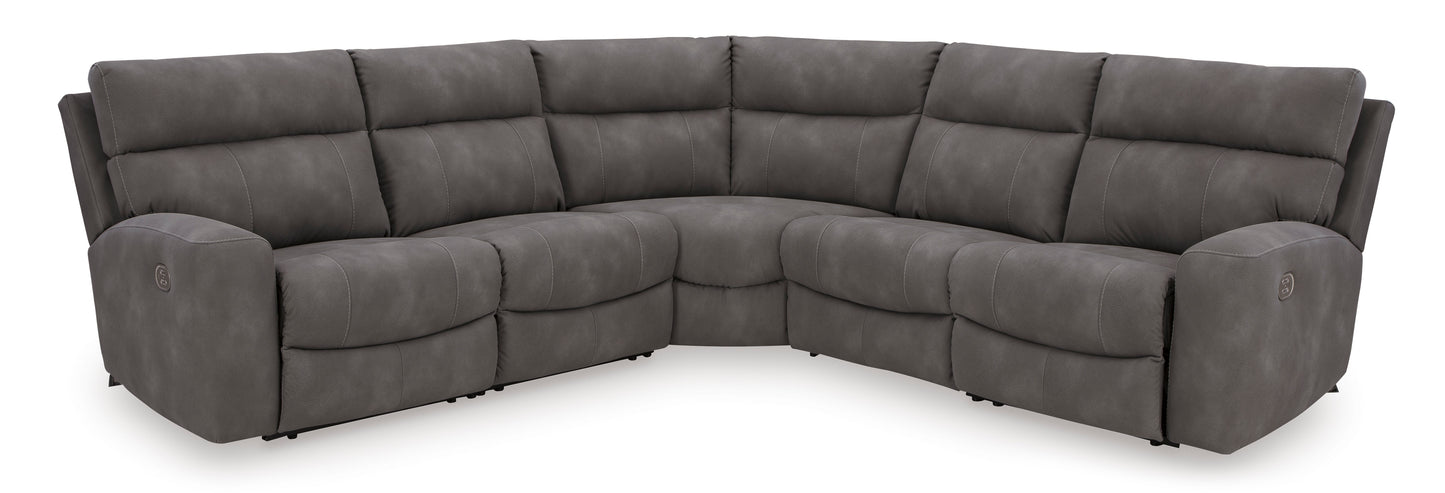 Next-Gen DuraPella 5-Piece Power Reclining Sectional