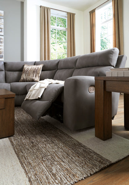 Next-Gen DuraPella 5-Piece Power Reclining Sectional