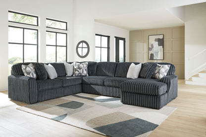 Midnight-Madness 6-Piece Modular Sectional with Chaise