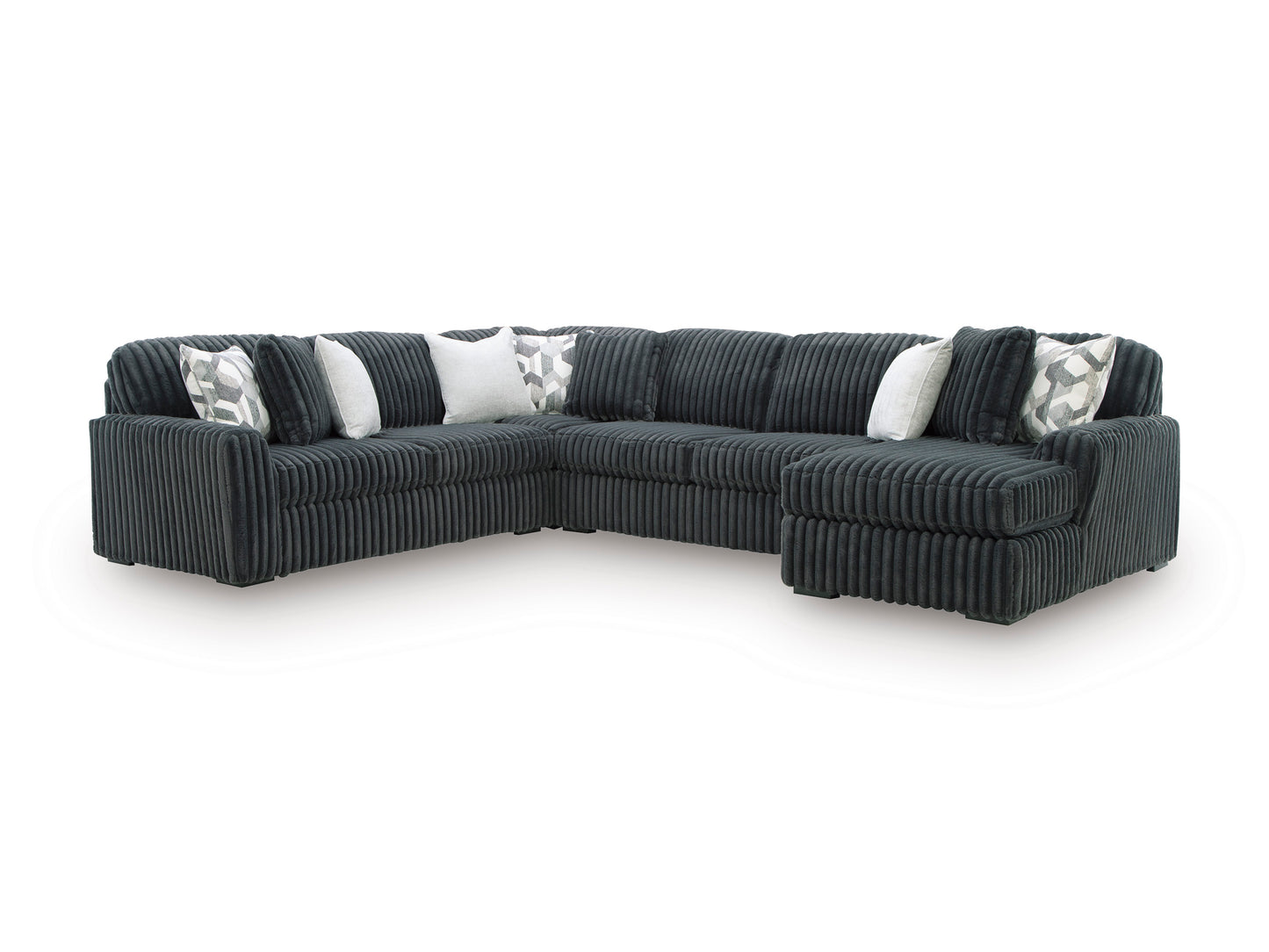 Midnight-Madness 6-Piece Modular Sectional with Chaise