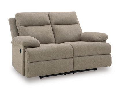 Side-Swipe Manual Reclining Sofa and Loveseat