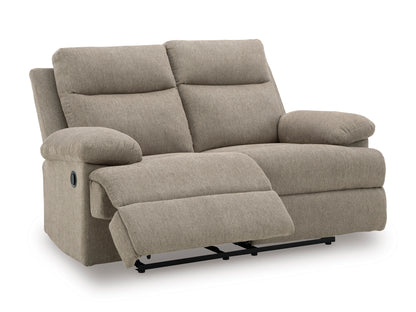 Side-Swipe Manual Reclining Sofa and Loveseat