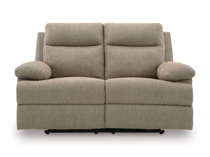 Side-Swipe Manual Reclining Sofa and Loveseat