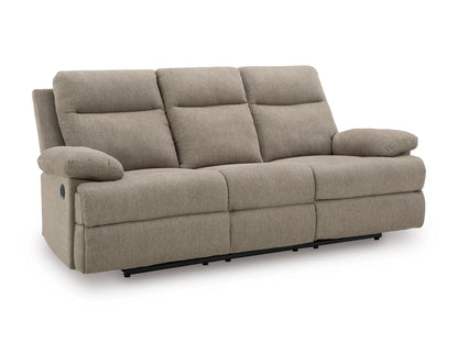 Side-Swipe Manual Reclining Sofa and Loveseat