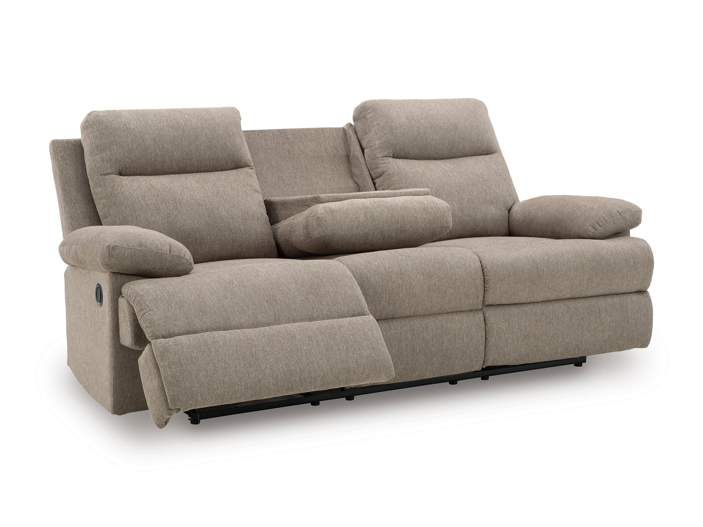 Side-Swipe Manual Reclining Sofa and Loveseat
