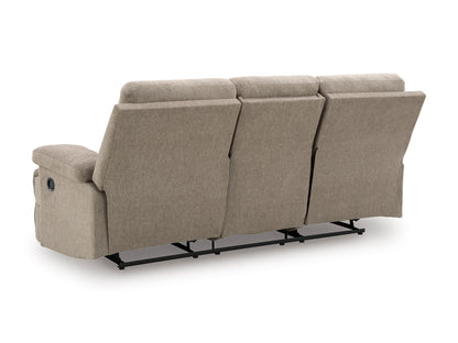 Side-Swipe Manual Reclining Sofa and Loveseat