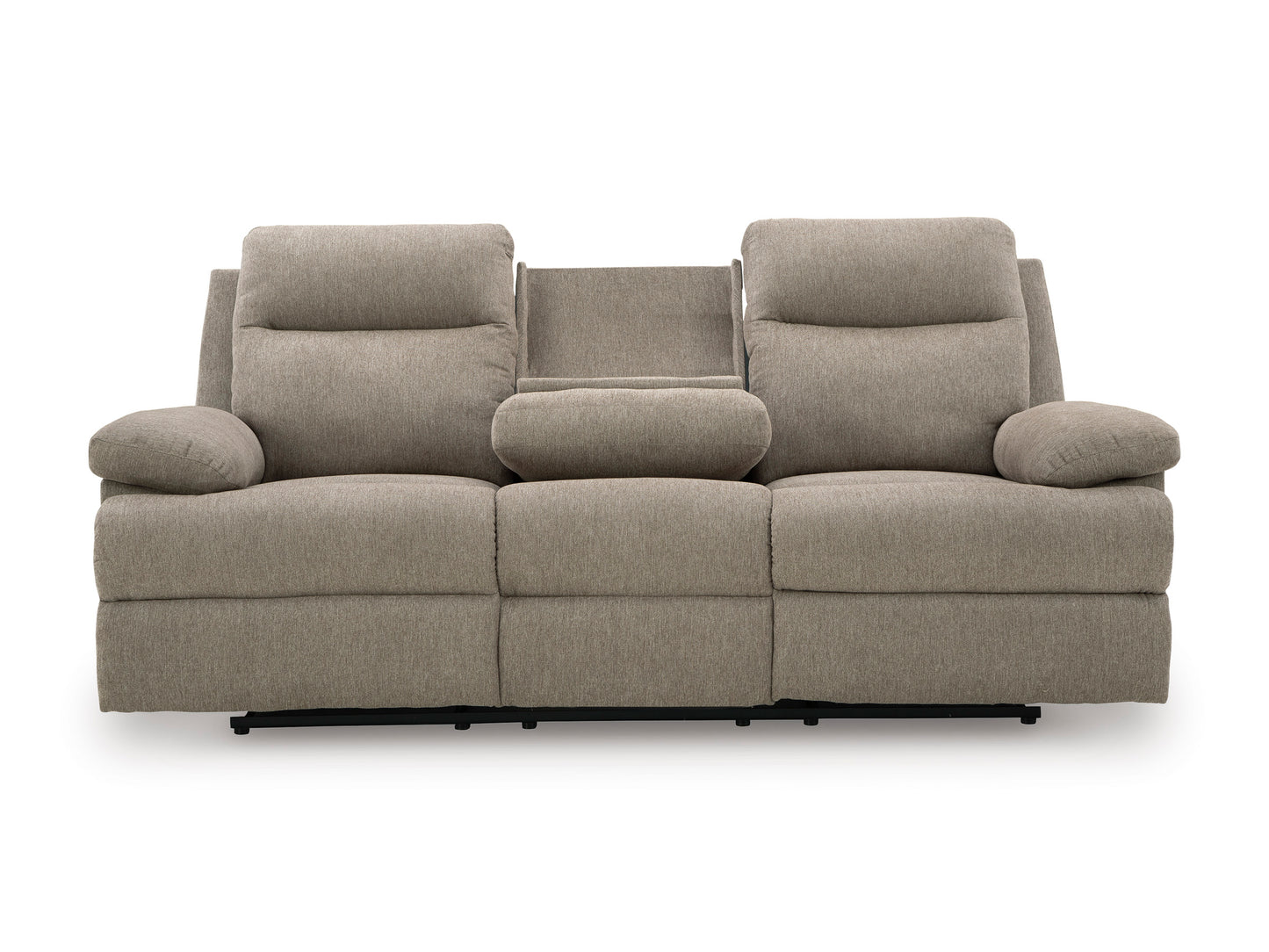 Side-Swipe Manual Reclining Sofa and Loveseat