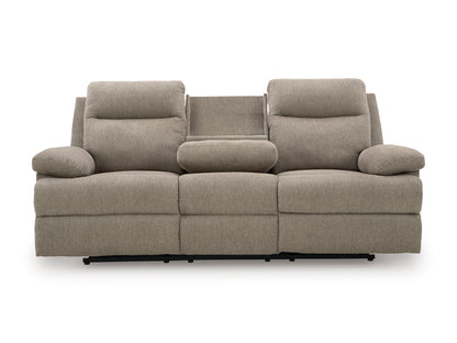 Side-Swipe Manual Reclining Sofa and Loveseat