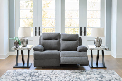Side-Swipe Manual Reclining Sofa and Loveseat