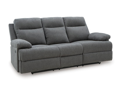 Side-Swipe Manual Reclining Sofa and Loveseat