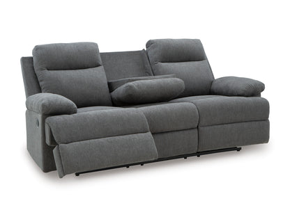 Side-Swipe Manual Reclining Sofa and Loveseat