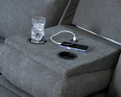 Side-Swipe Manual Reclining Sofa and Loveseat