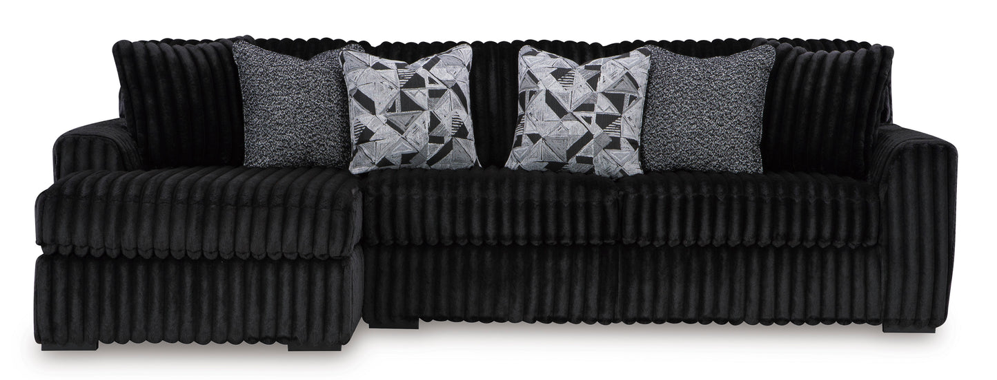 Midnight-Madness 2-Piece Sofa with Chaise