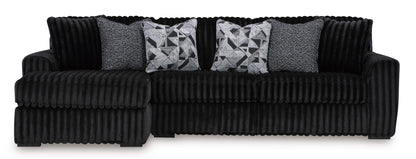 Midnight-Madness 2-Piece Sofa with Chaise