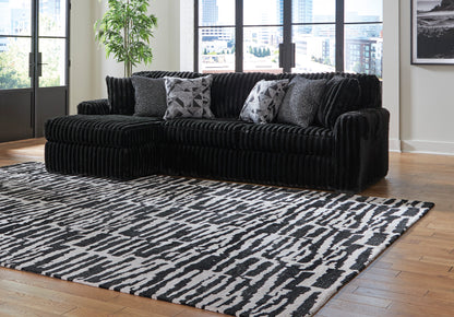 Midnight-Madness 2-Piece Sofa with Chaise