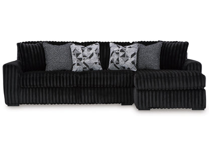 Midnight-Madness 2-Piece Sofa with Chaise