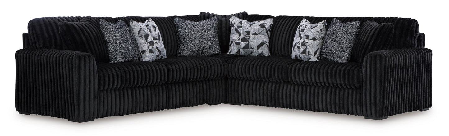 Midnight-Madness 3-Piece Sectional