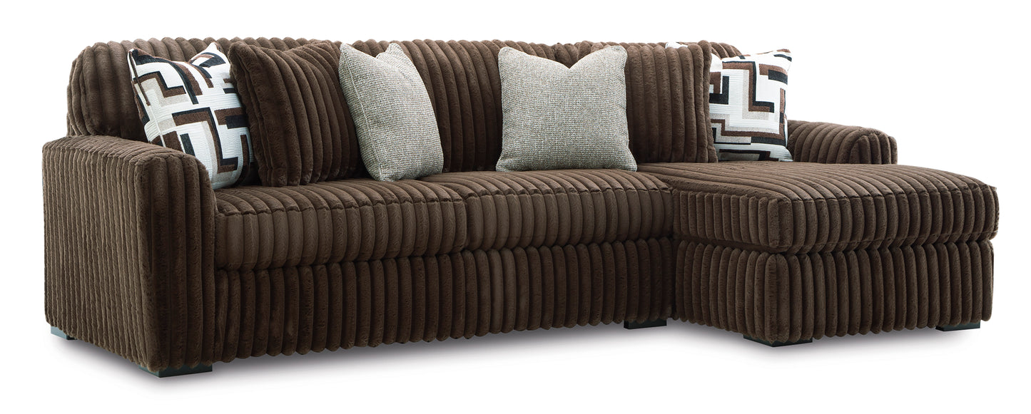 Midnight-Madness 2-Piece Sofa with Chaise