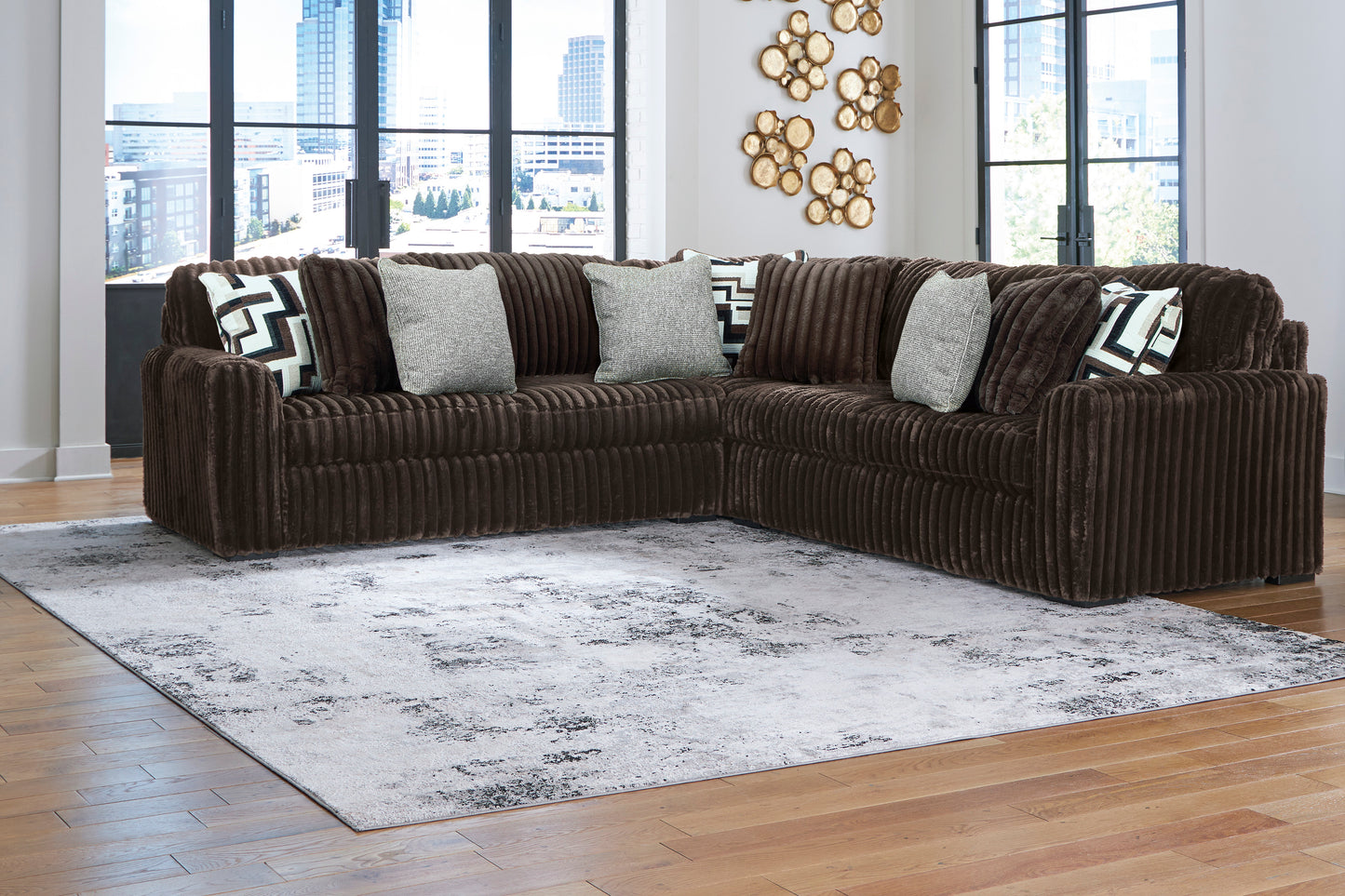 Midnight-Madness 3-Piece Sectional