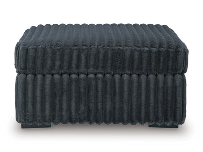 Midnight-Madness Oversized Accent Ottoman