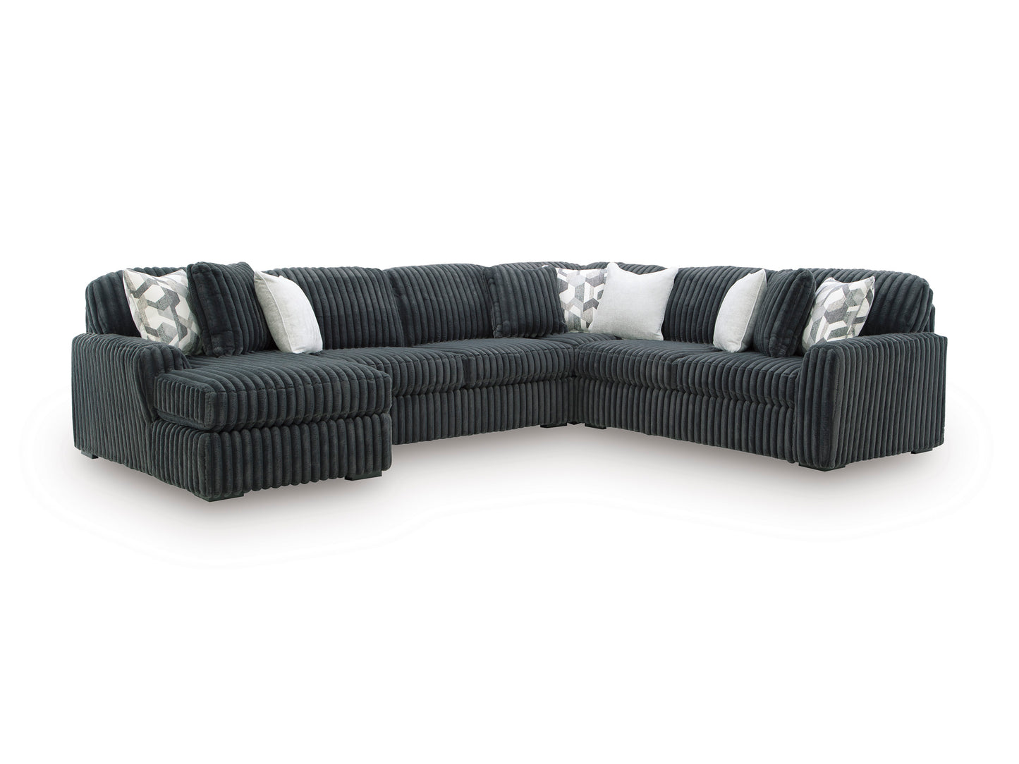 Midnight-Madness 6-Piece Modular Sectional with Chaise