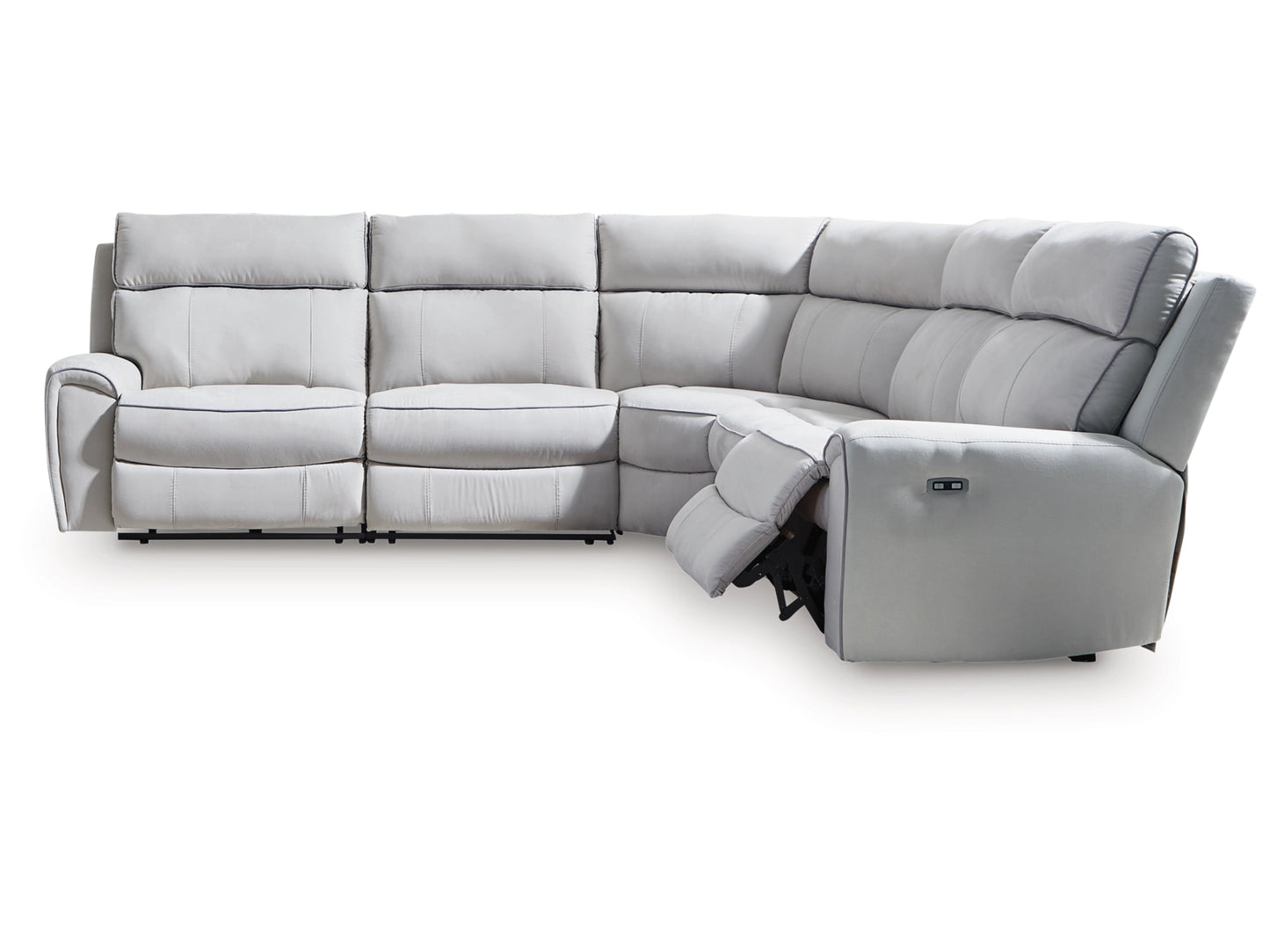 Social Pointe 5-Piece Power Reclining Sectional