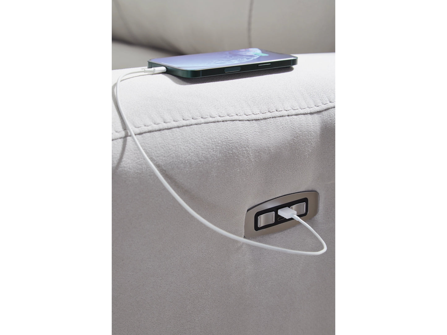 Social Pointe 5-Piece Power Reclining Sectional