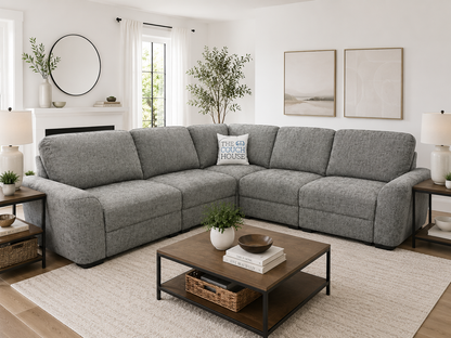 Madison Power Sliding Sectional