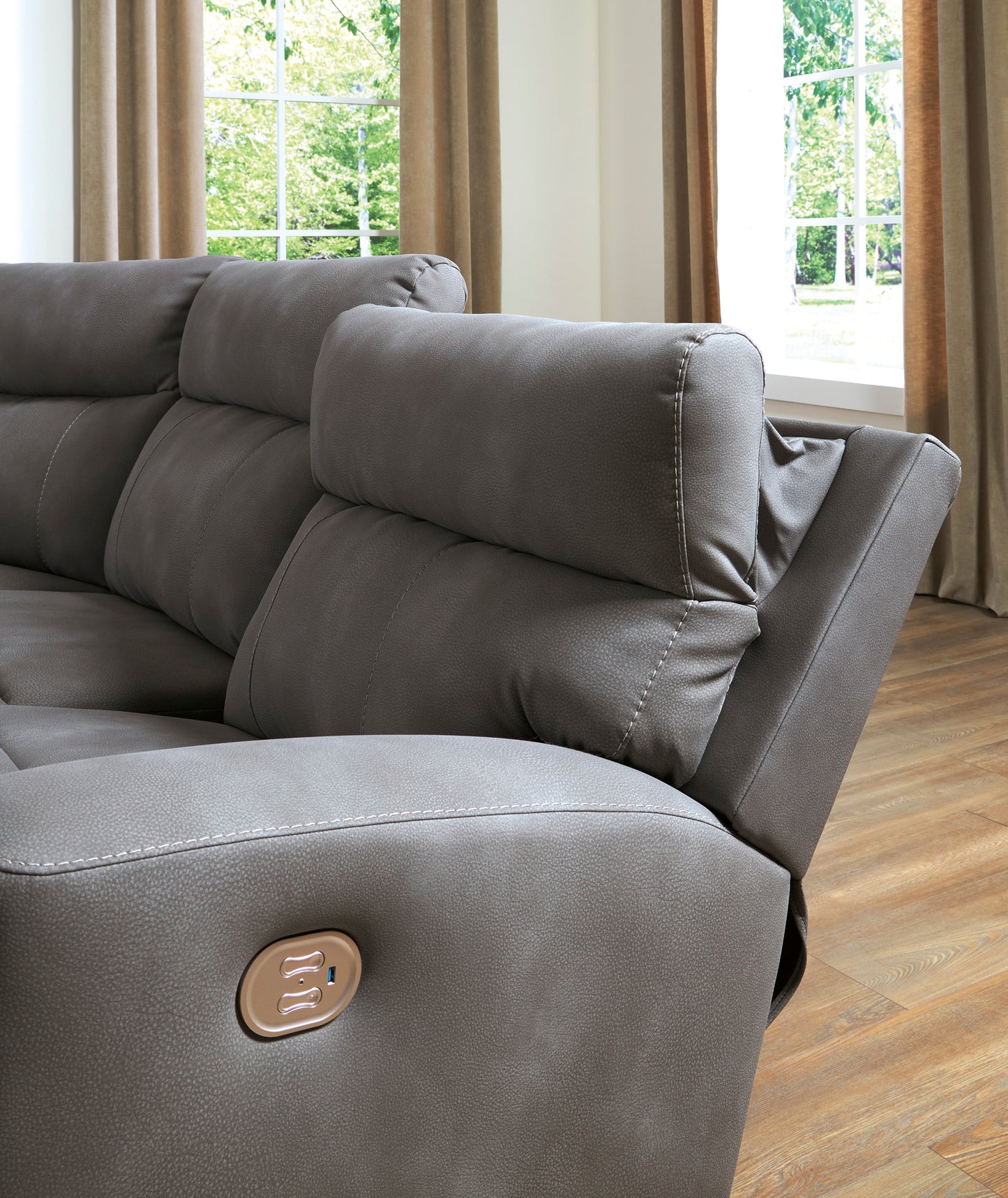 Next-Gen Durapella 6-Piece Power Reclining Sectional