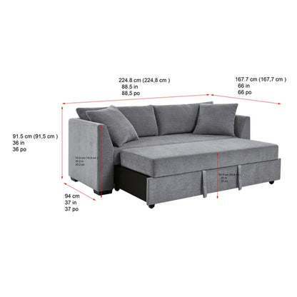 Thomasville Marion Fabric Convertible Sofa