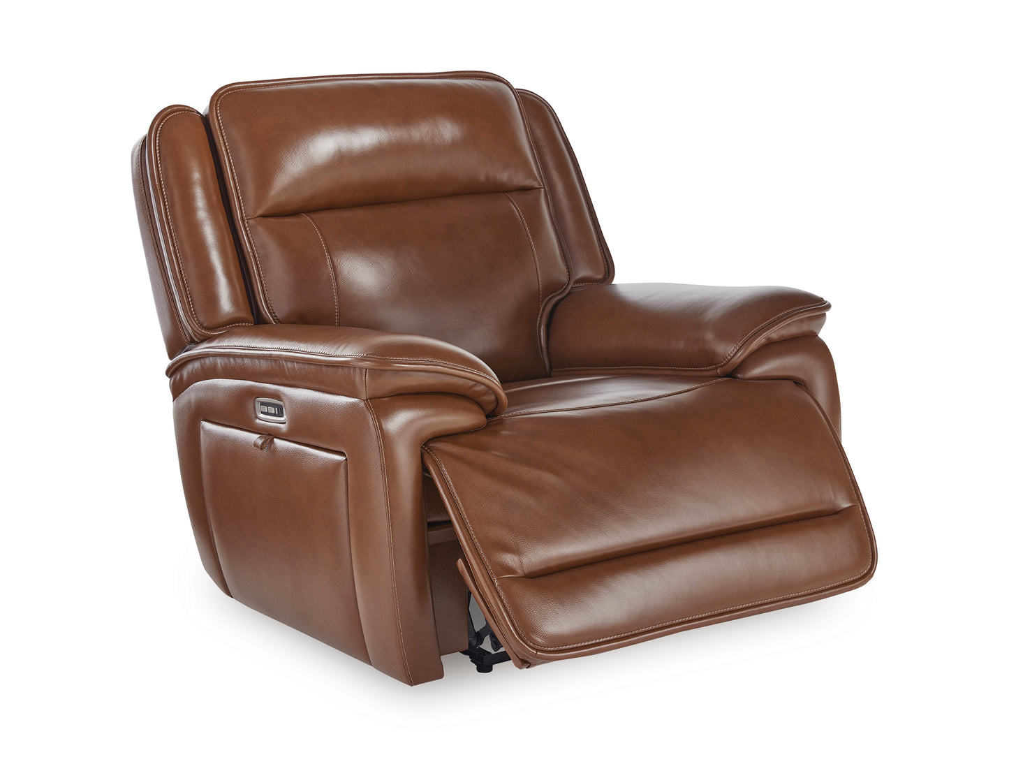 Healy Pier Dual Power Leather Reclining Chair