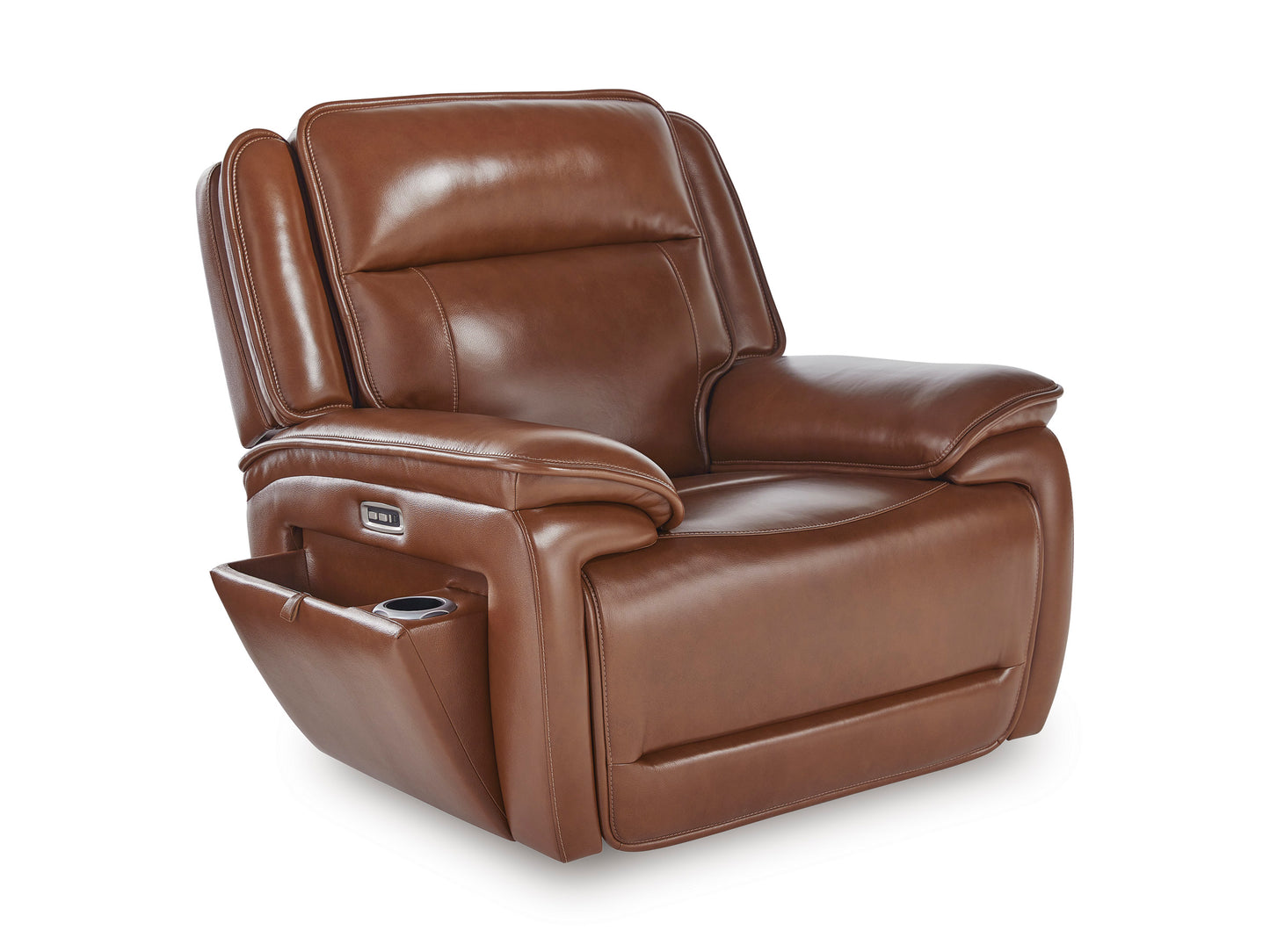 Healy Pier Dual Power Leather Reclining Chair