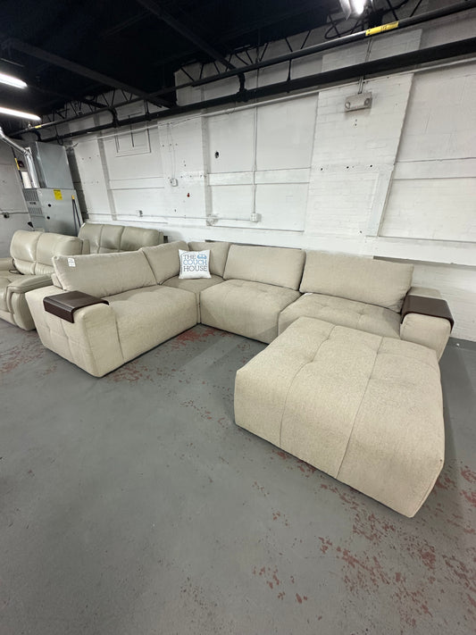 Paige Modular Fabric Sectional (5 Piece)
